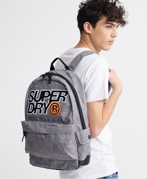 Superdry Mesh Lineman Montana Férfi Hátizsák Világos Szürke | JUAPC8510